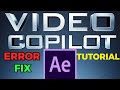 How to Fix Element 3D Render Error "Unrecoverable Video Copilot Error" -After effects!
