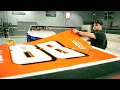 Dale Jr.'s No. 88 AMP Orange Paint Out - Behind the Scenes