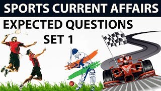 Sports current affairs MCQs of Last 6 months - Set 1 - October 2017 to March 2018 by Dr Gaurav Garg