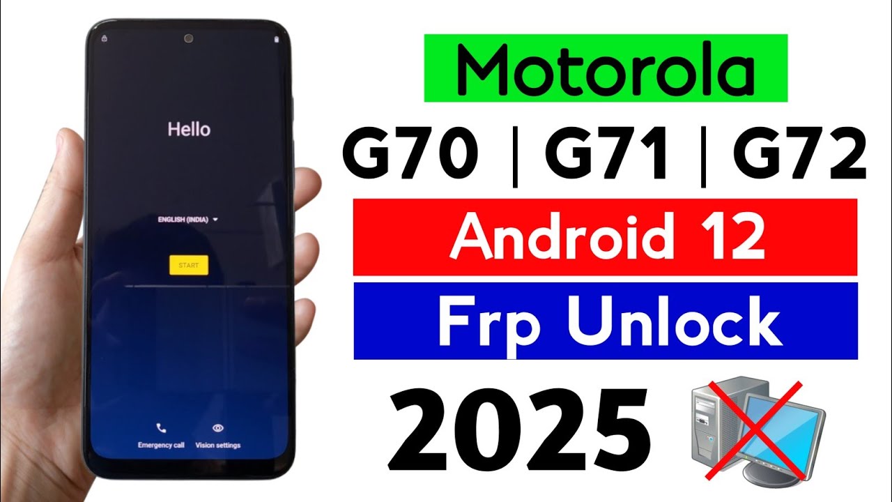 Moto G70/G71/G72 Google frp bypass Android 12 (Without Moto G70/G71/G72 Google frp bypass Android 12 (Without