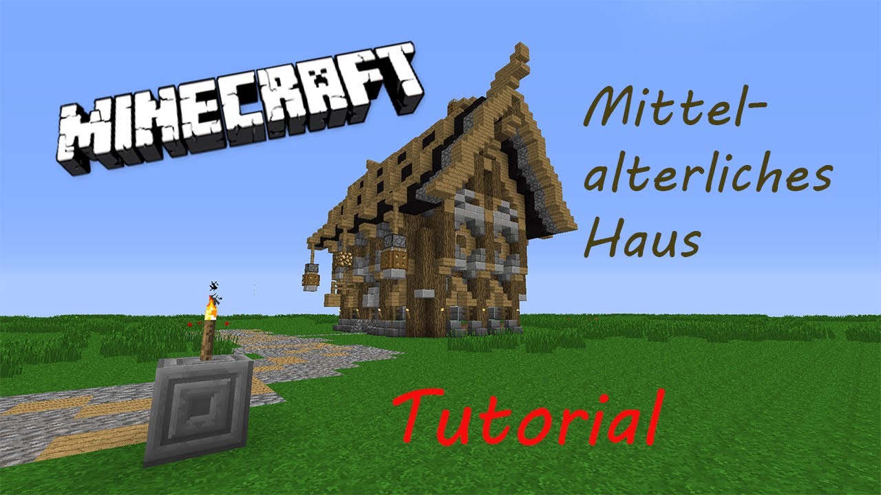 Minecraft mittelalterliches haus001 tutorial youtube