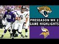 Jaguars vs. Vikings Highlights | NFL 2018 Preseason Week 2