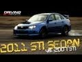 Driving Sports TV - 2011 Subaru WRX STI Sedan vs. 2007 STI