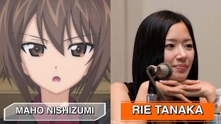 REAL ANIME:Girls und Panzer (Voice Actors PART 2)