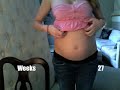 My Growing Pregnant Belly