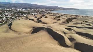 Maspalomas ... Dünen ... Playa Del Ingles ... Gran Canaria ..Ein Blick Von Oben