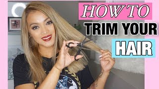 DIY: HOW TO TRIM YOUR HAIR AT HOME