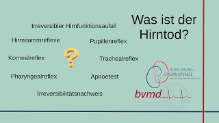 Was ist der Hirntod? || Aufklärung Organspende