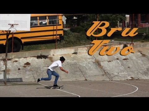Cory Anderson's Bru-Two Skateboard Part - 550D - Thunderwood
