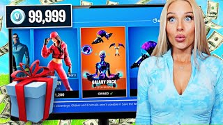 Every DEATH my Duo BUYS ME Something from the ITEM SHOP in Fortnite - Challenge