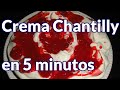 como hacer Crema Chantilly casera