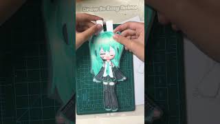 How To Make Paper Dolls Miku