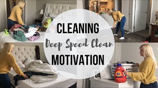 DEEP SPEED CLEAN WITH ME | CLEANING MOTIVATION FOR 2019! | Theresa Kettler