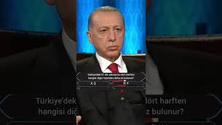 Tayyip Erdoğan Kim Milyoner Olmak İster 1 Milyonluk Soru