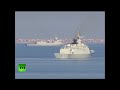 Video: barco ruso escolta las armas químicas de Siria