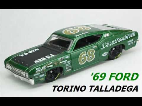  2672 1969 Ford Torino Talladega vs 1967 Pontiac GTO vs Jaguar DType 