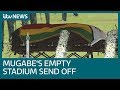 Robert Mugabe's funeral takes place in near-empty stadium | I...