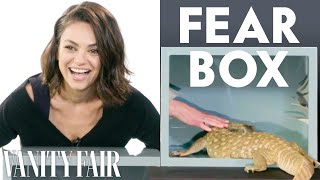 Mila Kunis, Kristen Bell, and Kathryn Hahn Touch a Millipede & Other Weird Stuff | Vanity Fair Mila Kunis, Kristen Bell, and Kathryn Hahn Touch a Millipede & Other Weird Stuff | Vanity Fair