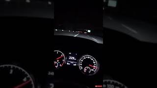 Volkswagen Golf 7 Gece Top Speed Hız Otoban Snap Story