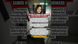 Ai Actress Tilly Norwood Shocks Hollywood The Future Of Film Has Arrived
