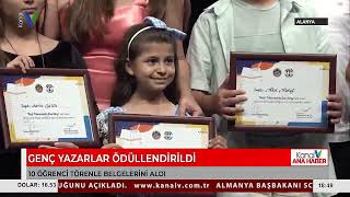 GENÇ YAZARLAR ÖDÜLLENDİRİLDİ