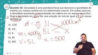 3.2 - Revisão E Correção - Grandezas Físicas: Densidade - Química - 1º Ano E.m - Aula 3.2/2024