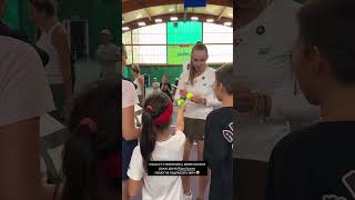 Elena Rybakina In Kazakhstan. Master Cl For Kids