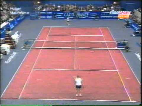 WTA Paris 2001 決勝戦（ファイナル）　 モーレスモ vs． Huber 1／5