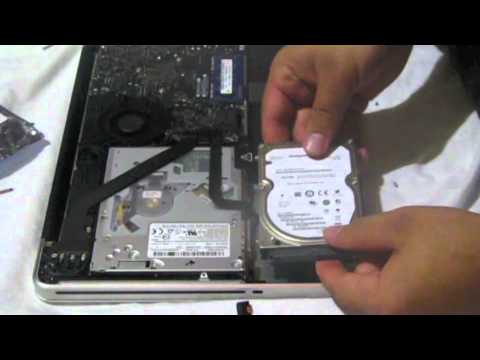 How to replace the hard drive in the new 2011 Macbook Pro Line