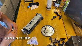 How to replace fixing film oil of canon Ir 1730, 1740, 1750, ADV 400, 500