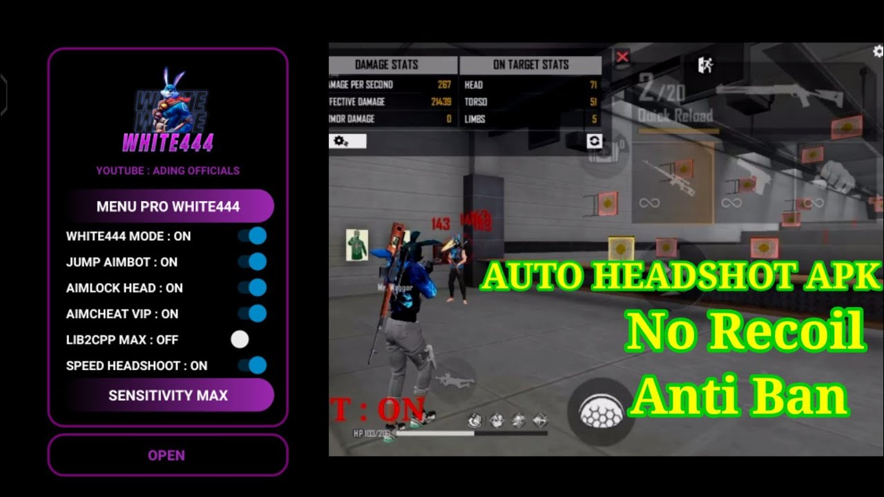 REGEDIT WHITE 444 V4 || MACRO AUTO HEADSHOT FREE FIRE REGEDIT WHITE 444 V4 || MACRO AUTO HEADSHOT FREE FIRE