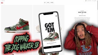 TRYING TO COP THE NIKE SB DUNK WALK THE DOG "DOG WALKER" LIVE !!!