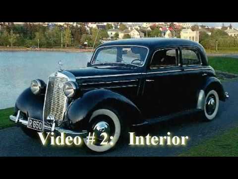 Mercedes Benz 170 S, 1951 model, interior