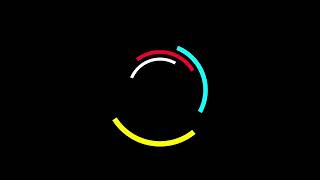 Colorful Circle Loading Animation Black Screen - 100% Copyright FREE -  HD