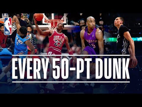 Every 50-Point Dunk In NBA Dunk Contest History (1984-2019)!