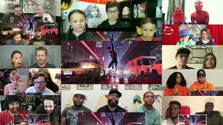 Spider-Man Into The Spider-Verse - Official Trailer Reaction Mashup