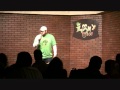 Ricky Sanftner 1st standup. February 16, 2011 - Tulsa Loony Bin Comedy Club