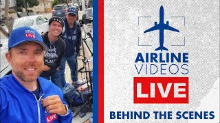 Behind the Scenes of Airline Videos Live at LAX