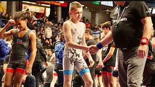 U13 Leo Duchemann Fra Vs Krisztian Darvas Hun 42Kg. Freestyle Boys Youth Wrestling. B-Cam-Man