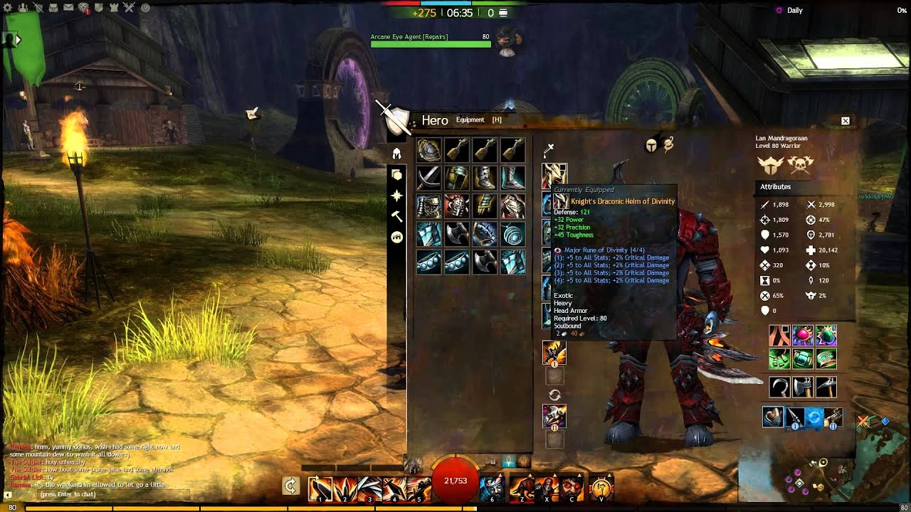 Guild wars 2 slot skills warrior