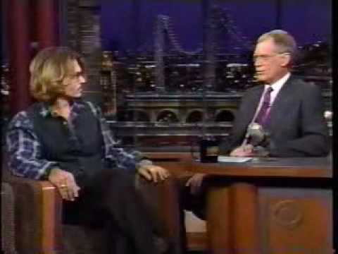Johnny Depp Self Harm Scars. Johnny Depp in The late Show
