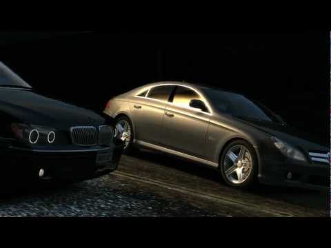 GTA 4 BMW E66 vs Mercedes CLS 1080p HD4870 Q6600 [HD] [ Car mods + RealizmIV + VisualIV + ENB ]