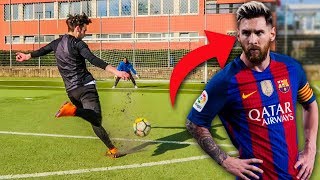 LIONEL MESSI FUßBALL CHALLENGE !!! LIONEL MESSI FUßBALL CHALLENGE !!!