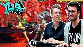 Cyprien Squeezie - Persona 4 Arena, de la baston !