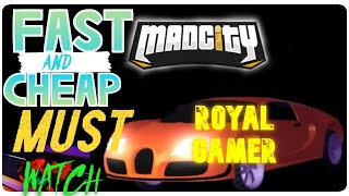 Top 5 *Fastest* and *Cheapest* vehicles in Mad City!