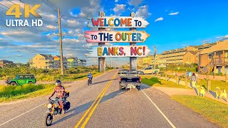 Breathtaking Scenic Drive Nags Head To Hatteras, North Carolina4K