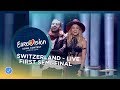 ZiBBZ - Stones - Switzerland - LIVE - First Semi-Final - Eurovision 2018