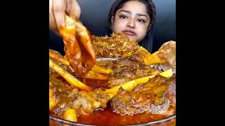 Asmr Eating Y Moton Currywith Steaming Puri