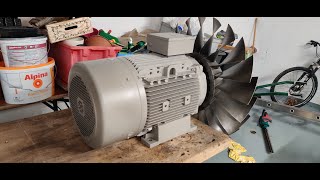 3 Phase Motor 18.5Kw 25Ps 1500Rpm Turbine Fan Mig21