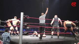 Cwe The Great Khali Show At Panipat Broody Steel,Mike Knox,Rob Terry Vs Singh Saini & Pk